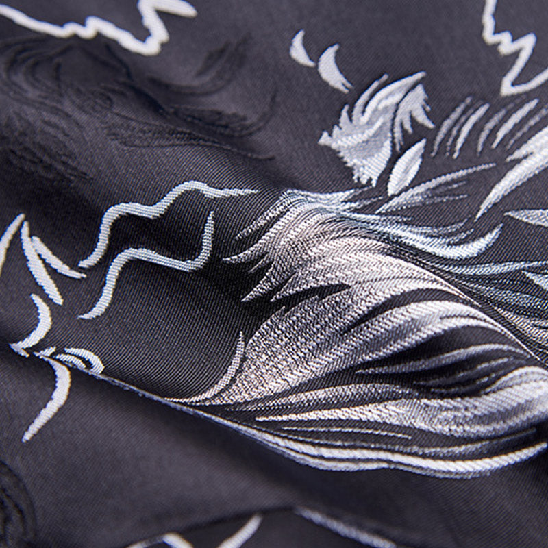 Embroidery Black Suit fabric