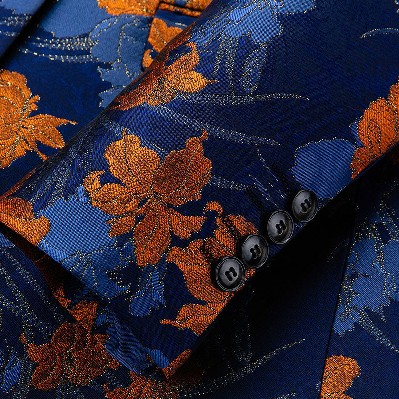 Royal Blue Tuxedo details - 3