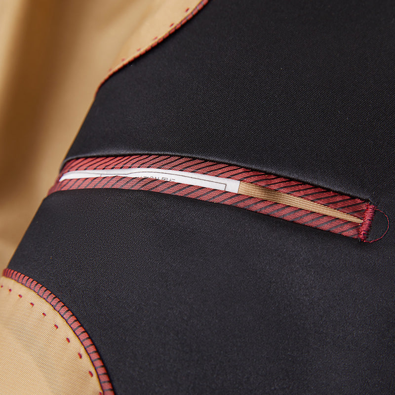 Gold Sequin Jacket details -3