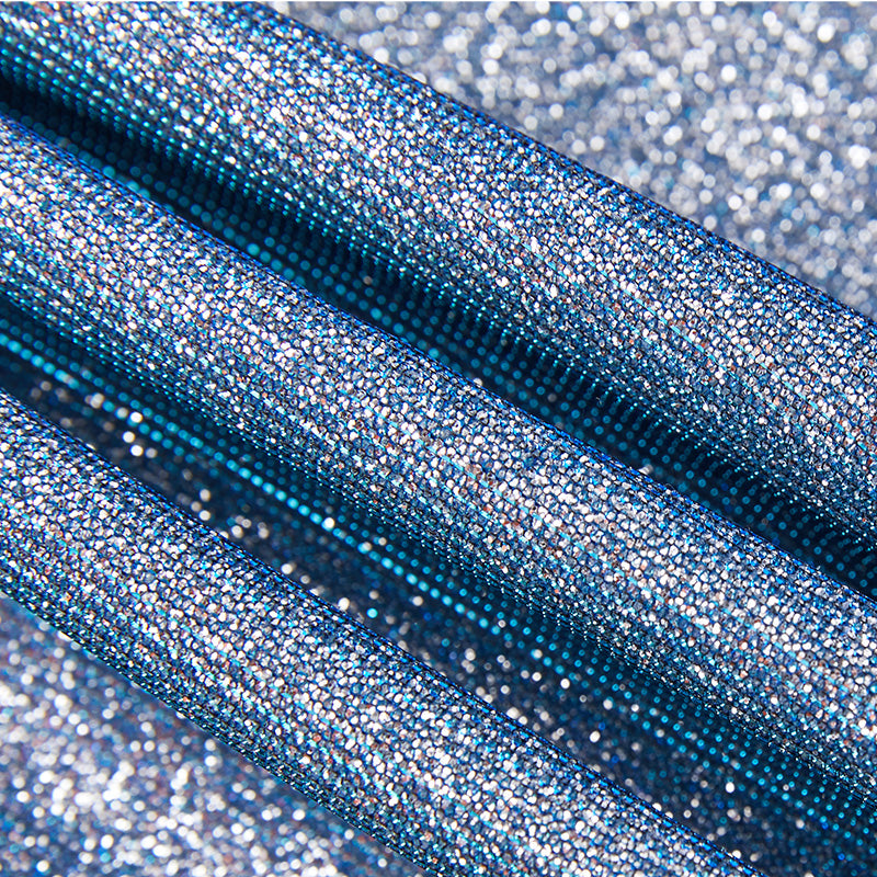 Blue Sequin Tuxedo details