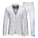 white wedding suits