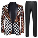 black and white tuxedo