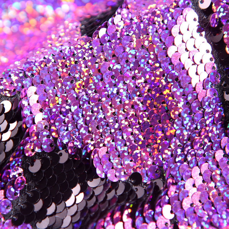 purple prom suit details - 2