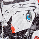 graffiti printed tri-color jacket - 2