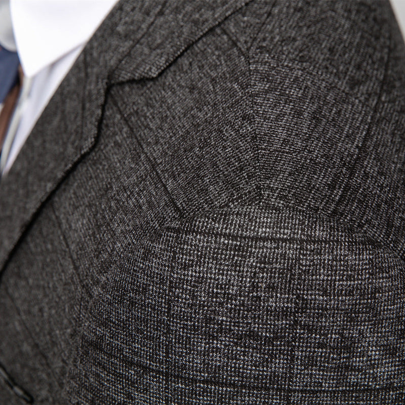 Dark Grey Suit details