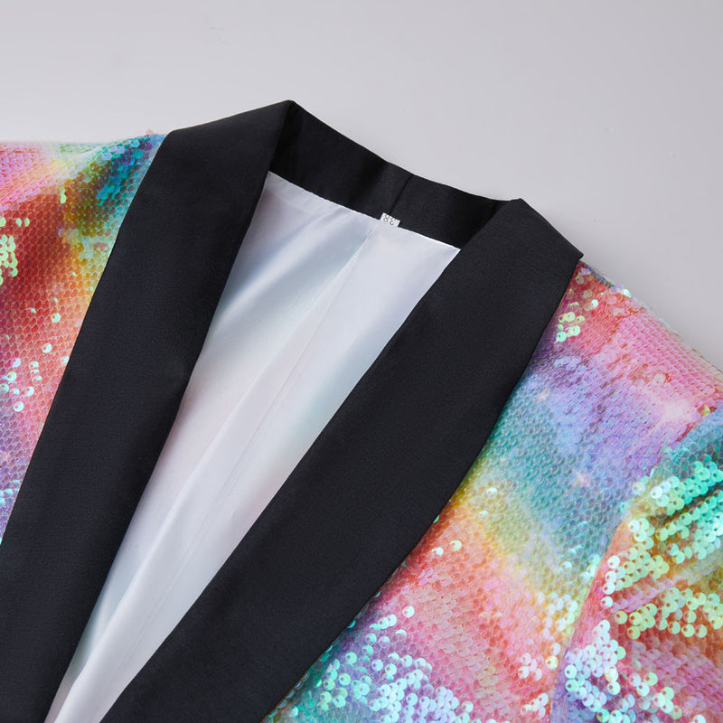 rainbow tuxedo details