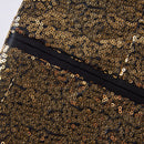 Sequin Tuxedo Jacket Green Gold details - 3