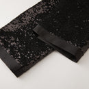 Men's Shiny Luxury Embroidery Pants Gold Black