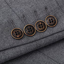 mens light grey suits details 4