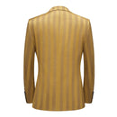 Double-Breasted Yellow Suit back