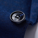 navy blue wedding suit details