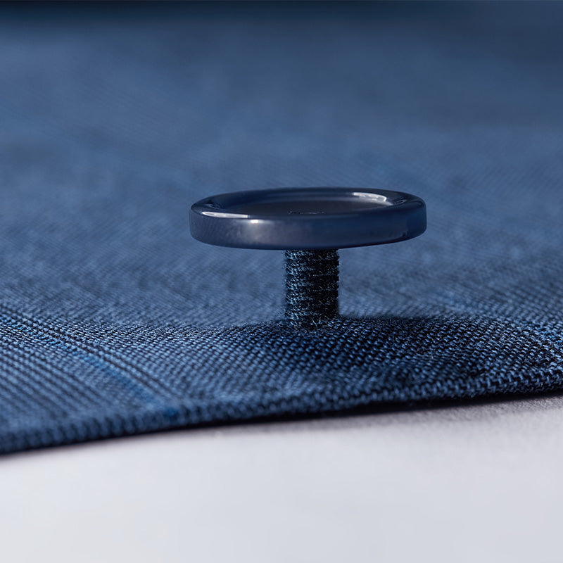 Subtile Grid Navy Blue Suit details