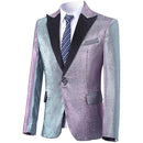 Silver tuxedo details