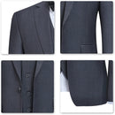 dark grey tuxedo details