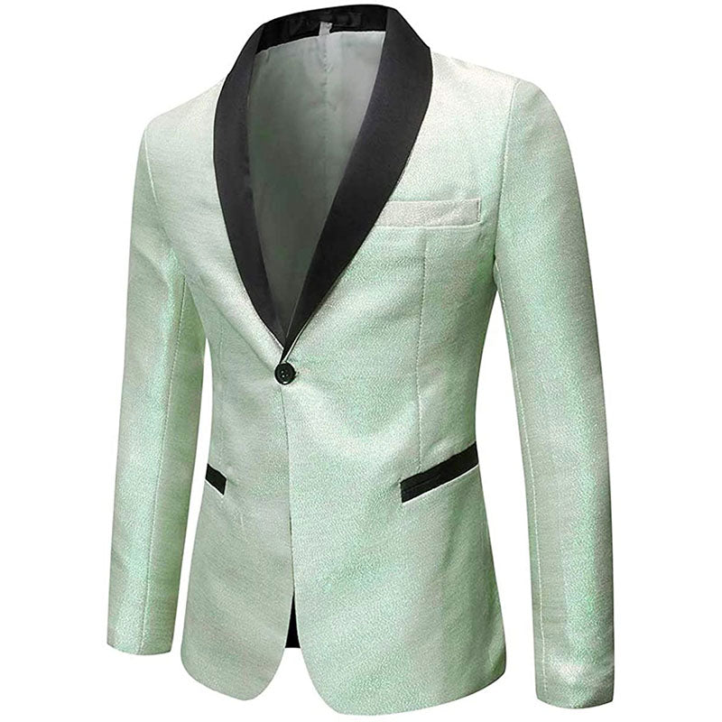 light green suit for men - 1