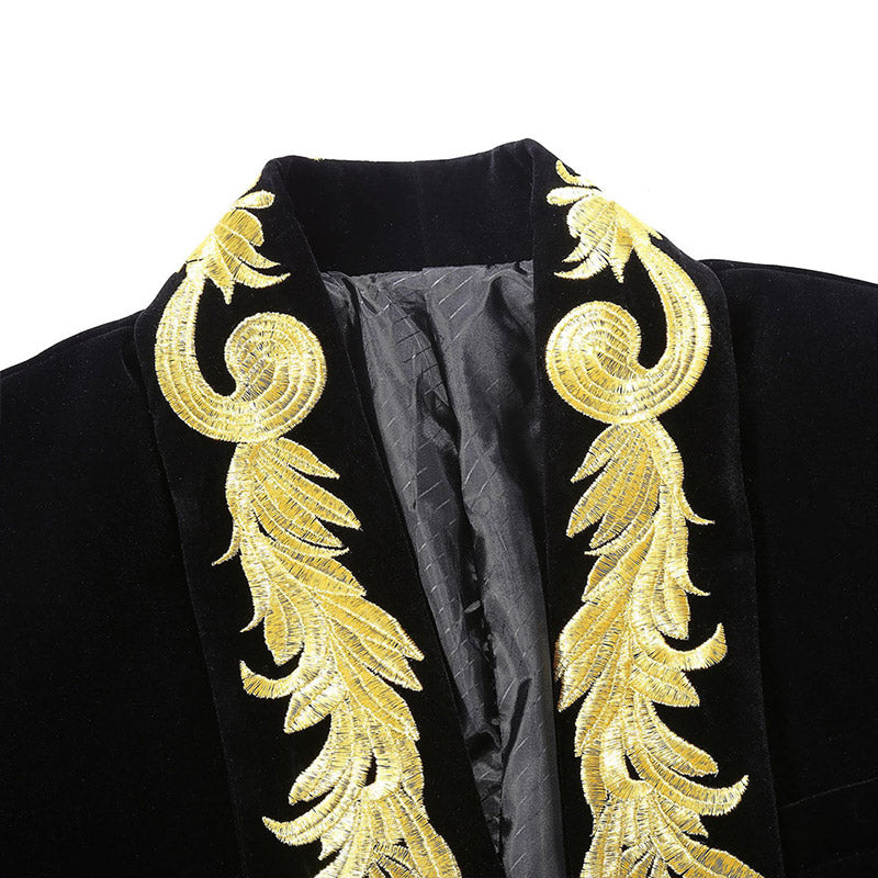 Black Jacket collar
