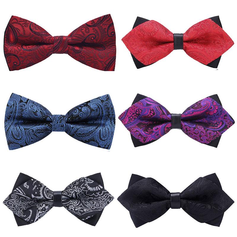 Men's Classic Bow Tie Paisley Pattern Collection