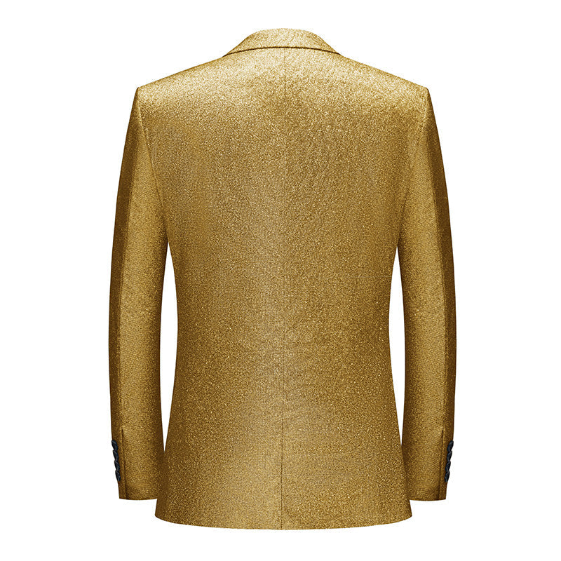 Gold Sequin Jacket back