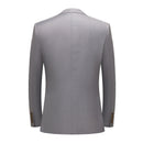 mens light grey suits back