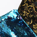 Teal sequin tuxedo - 2