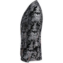 Men's Metallic Print Tuxedo Sliver - www.tuxedoaction.com