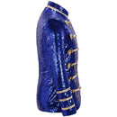 Navy Blue Sequin Jacket details