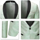 light green suit for men details