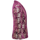 Men's Metallic Print Tuxedo Purple - www.tuxedoaction.com
