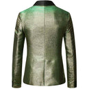 green and gold tuxedo back