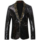 black and silver tuxedo - 1