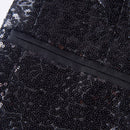 Men's Closure Collar Gradient Sequin Tuxedo Black - www.tuxedoaction.com
