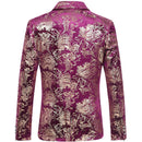 Men's Metallic Print Tuxedo Purple - www.tuxedoaction.com