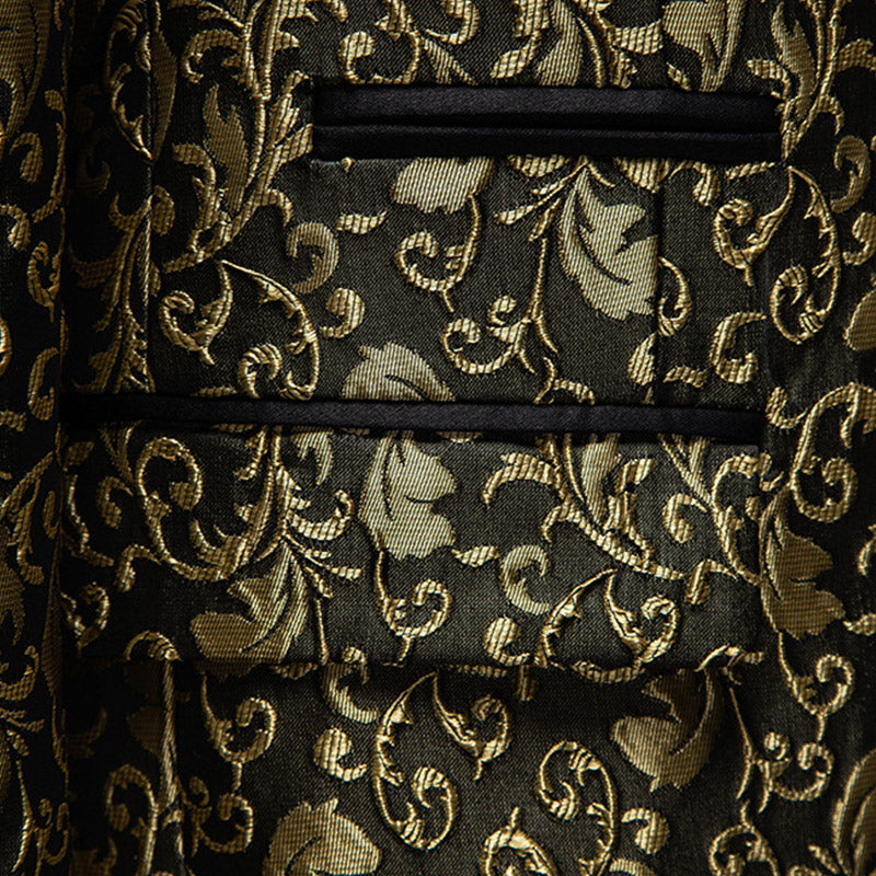 Paisley Black Suit - Details