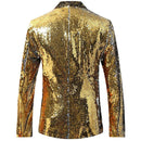 gold and green tuxedo back