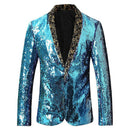 Teal sequin tuxedo