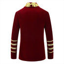 burgundy jacket back