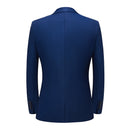 navy blue wedding suit back