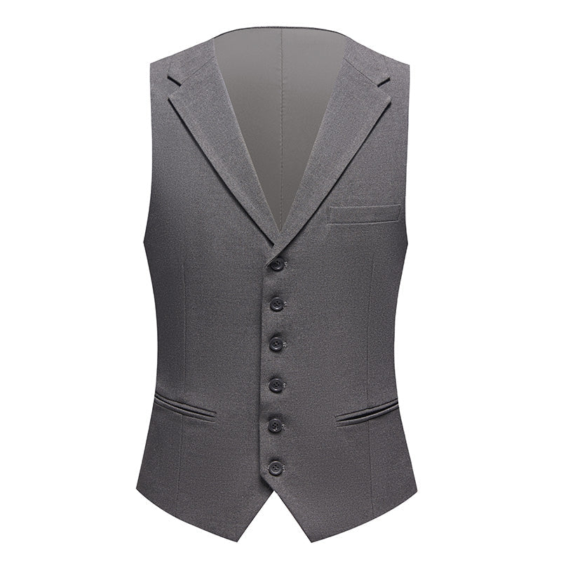 dark grey suit vest