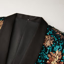 Forest Green teal tuxedo details