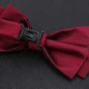 Pajarita para hombre de la serie roja y negra