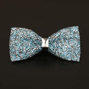 Rhinestone Bow Ties for Men Pre Tied Sequin Diamond Bowties 8 Color
