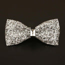 Rhinestone Bow Ties for Men Pre Tied Sequin Diamond Bowties 8 Color