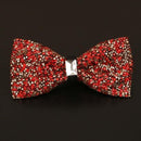 Rhinestone Bow Ties for Men Pre Tied Sequin Diamond Bowties 8 Color