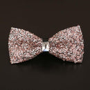 Rhinestone Bow Ties for Men Pre Tied Sequin Diamond Bowties 8 Color