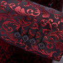 Embroidery Burgundy Blazer details -5