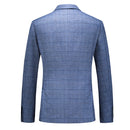 Greyish Blue Suit back
