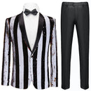 Sequin Pinstripe Suit