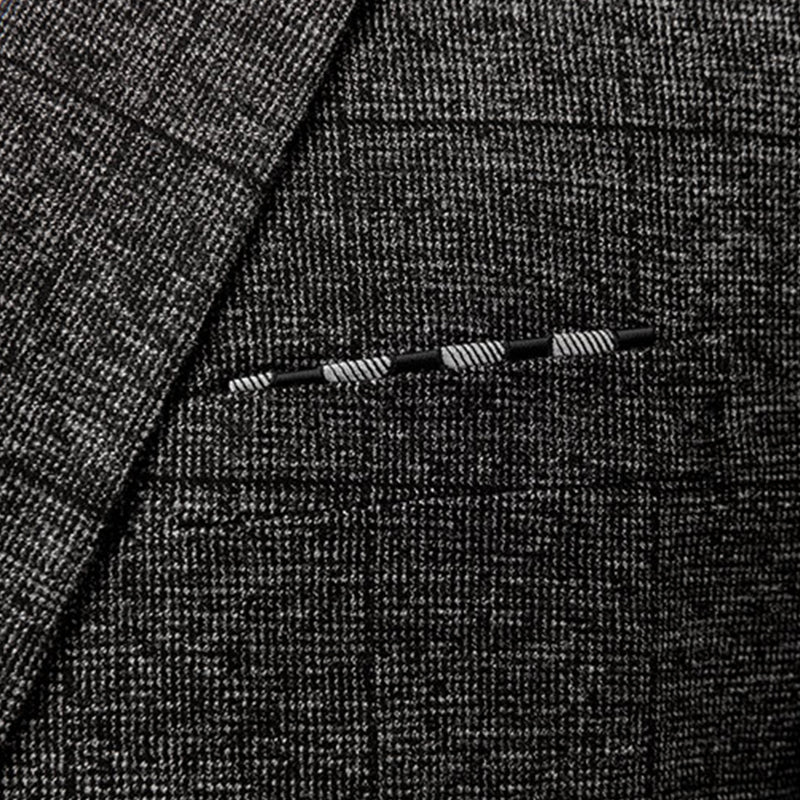 Dark Grey Suit details