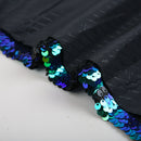 green sequin tuxedo details - 4