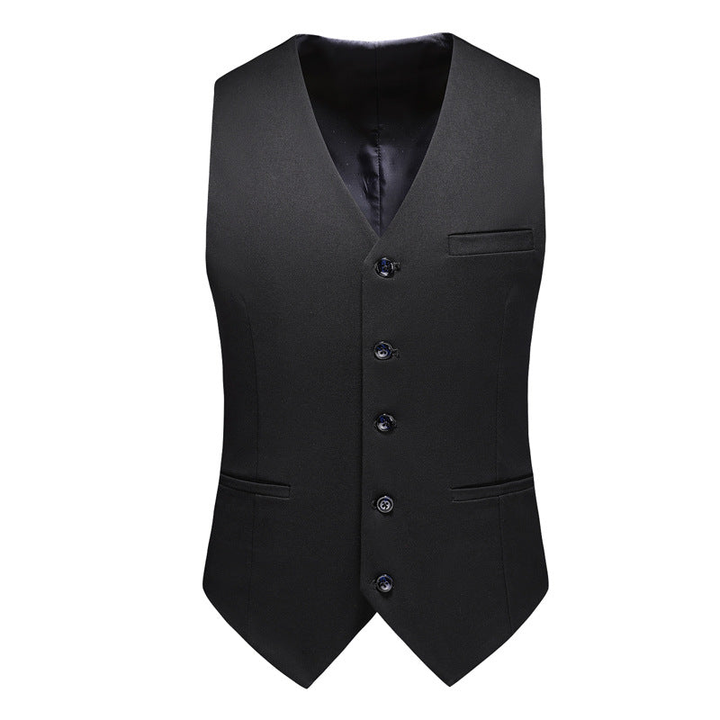 Black Business Suit vest